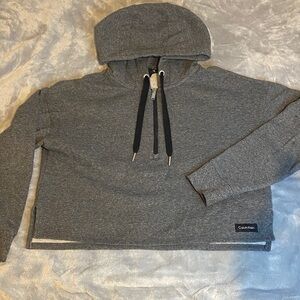 Calvin Klein Charcoal Pullover Hoodie